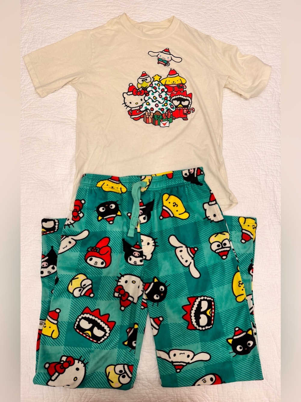 Hello Kitty & Friends Pajama Set Tshirt and Pants